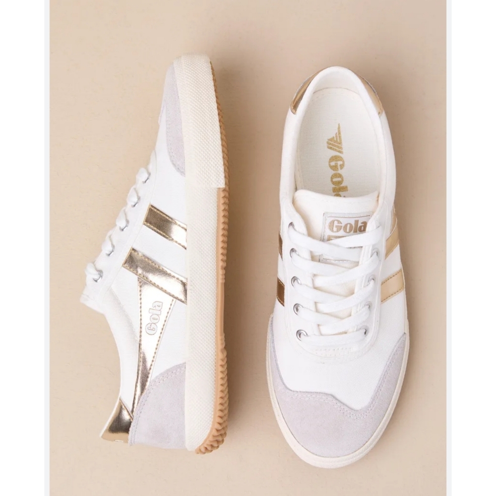 Gola Badminton CLA 548 Court Sneakers Size 6 - Picture 4 of 13